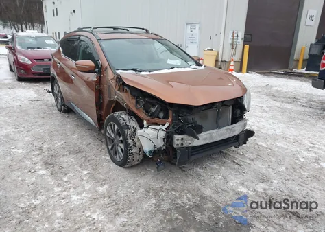 2015 Nissan Murano Sv z USA, uszkodzony, nr VIN 5N1AZ2MH4FN228175